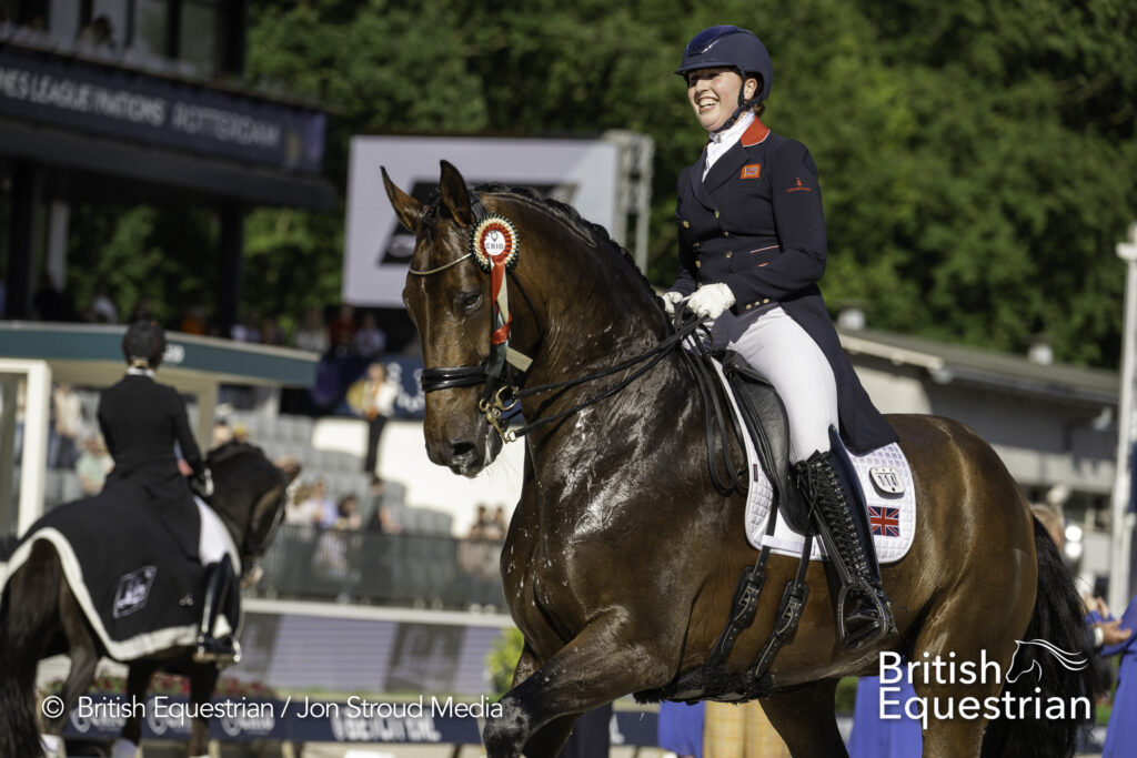 Becky MOODY (GBR) & JAGERBOMB compete in the dressage Grand Prix Special at the 2024 CHIO Rotterdam 22 June 2024 -your essential Paris 2024 guide